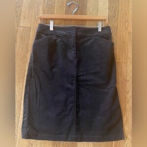 J. Crew Chocolate Brown Curduroy Pencil Skirt